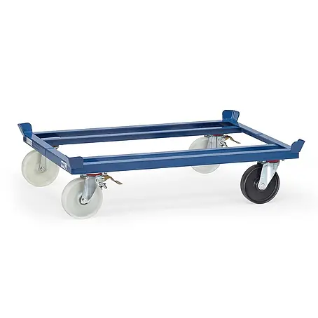 Fetra  Palettenwagen Paletten-Fahrgestell mit elektrisch leitfähiger Rolle 1210x810 mm Ladeflä