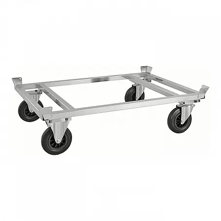 Kongamek  Palettenwagen Palettenwagen verzinkt und verschweißt 355mm hoch ohne Bremse für Palette