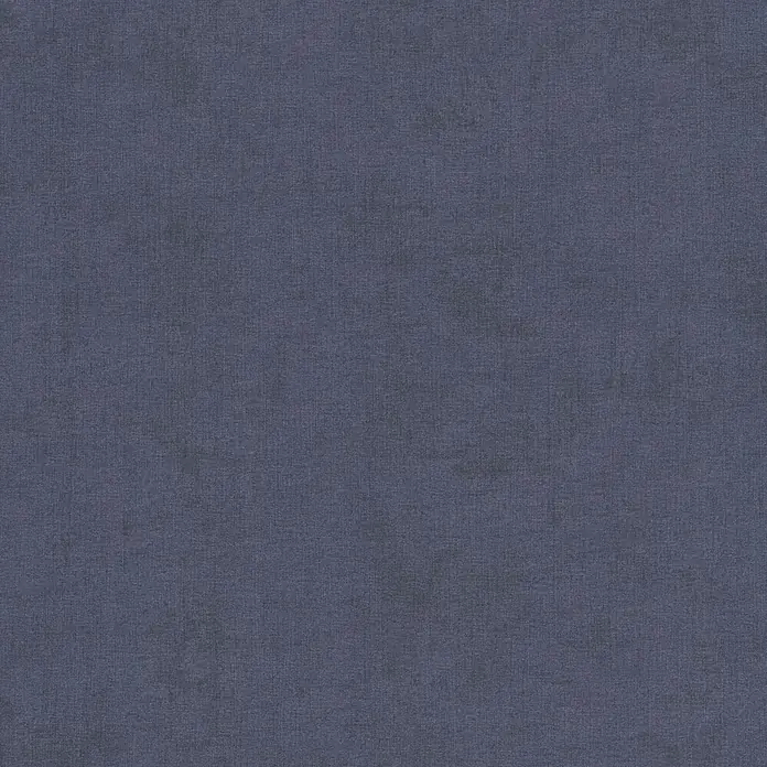 A.S. Création Nordic Feeling Vliestapete Uni - Blau, Uni, 10,05 x 0,53 m - Gewebte blaue Stofftextur mit subtilen Variationen.