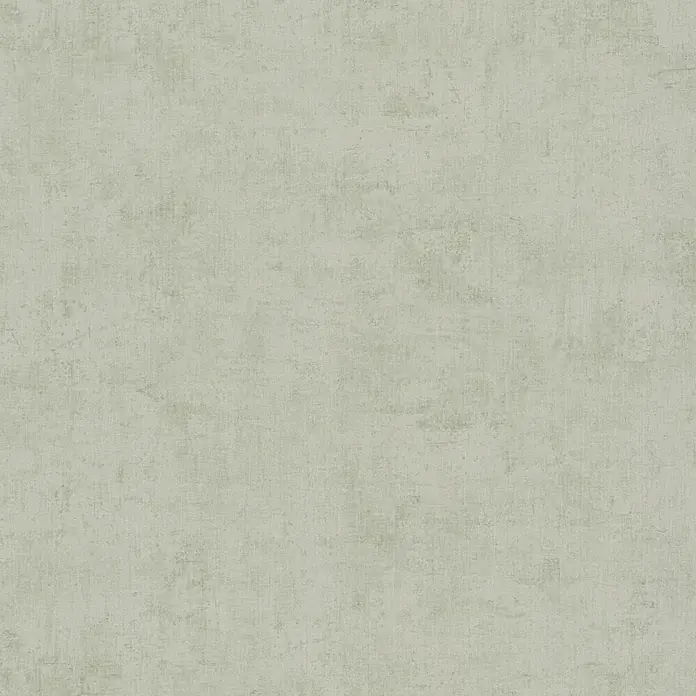 A.S. Création Nordic Feeling Vliestapete Uni - Grün, Uni, 10,05 x 0,53 m - Hellgrün-graue, strukturierte Stofftextur mit Used-Look.