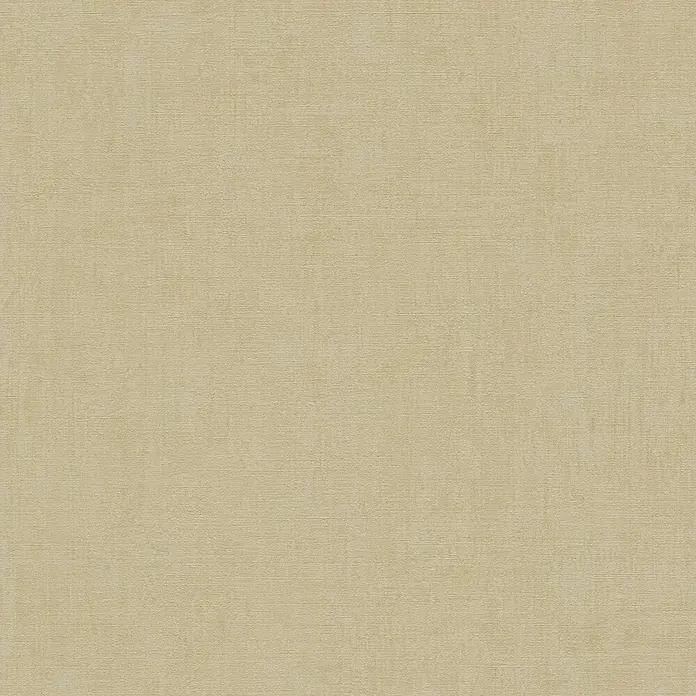 A.S. Création Cuba 2 Vliestapete Uni - Braun, Uni, 10,05 x 0,53 m - Strukturierter beiger Stoff mit feiner horizontaler Webart.