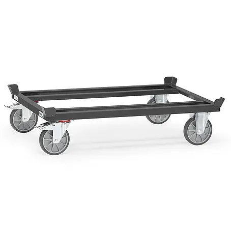Fetra  Palettenwagen Paletten-Fahrgestell mit TPE-Bereifung Grey Edition
