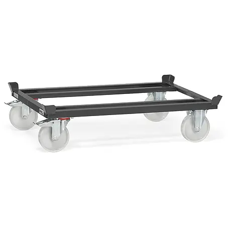Fetra  Palettenwagen Paletten-Fahrgestell mit Elastic-Vollgummi-Bereifung Grey Edition