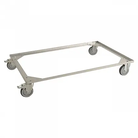 Kongamek  Palettenwagen Palettenwagen in grau 185mm hoch 150kg Tragkraft für EUR-Paletten 1200x800