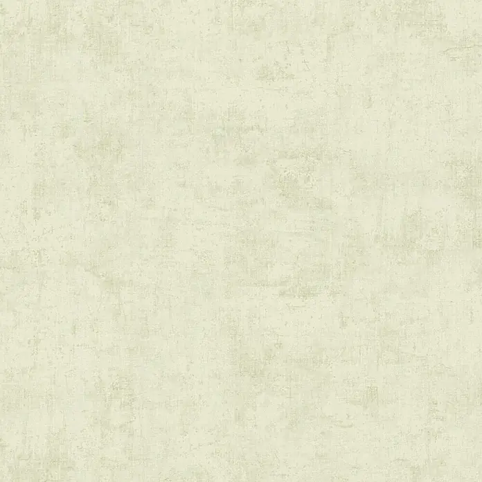 A.S. Création Nordic Feeling Vliestapete Uni I - Grün-Grau, Uni, 10,05 x 0,53 m - Hellgrün-beige strukturierte Tapete mit subtilem, abgenutztem Leinwandmuster.