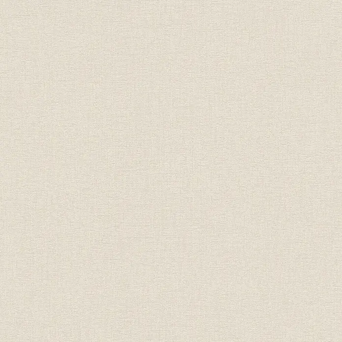 A.S. Création Metropolitan Stories Vibes & Styles Vliestapete Uni III - Beige, Uni, 10,05 x 0,53 m - Hellbeige strukturierte Stoffoberfläche.