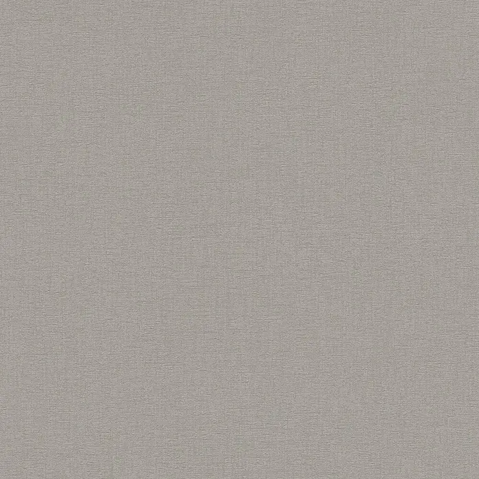 A.S. Création Metropolitan Stories Vibes & Styles Vliestapete Uni III - Grau-Beige, Uni, 10,05 x 0,53 m - Nahtlose hellgraue Textilstruktur mit feinem Gewebe.