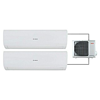 Bosch Aire acondicionado Inverter 2x1 Climate 5000 (Potencia frigorífica máx. por unidad en BTU/h: 11.936 BTU/h, Potencia calorífica máx. por equipo en BTU/h: 12.618 BTU/h, Espacios hasta 30 m²)