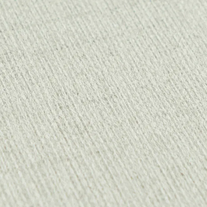 A.S. Création Metropolitan Stories Vibes & Styles Vliestapete Textil - Grau-Grün, Uni, 10,05 x 0,53 m - Hell-elfenbeinfarbene, strukturierte Oberfläche mit ausgeprägtem Rippenmuster.