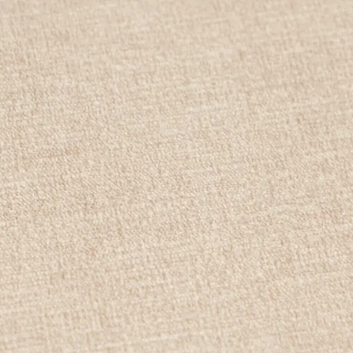 A.S. Création Cuba 2 Vliestapete Uni - Beige, Uni, 10,05 x 0,53 m - Nahaufnahme einer beigen strukturierten Stoffoberfläche.