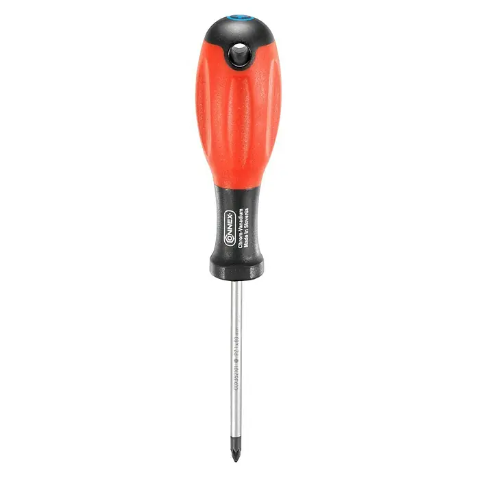Connex Destornillador COX352101 - PZ 1, Longitud de la hoja: 80 mm - Un destornillador Phillips Connex, perfecto para diversas tareas de atornillado. El diseño ergonómico asegura un agarre cómodo.