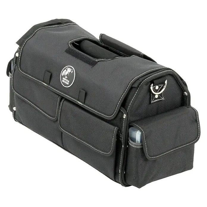 Hepco & Becker Werkzeugtasche Profi-Installateurtasche 5858 - L x B x H: 200 x 400 x 240 mm, Polyester - Schwarze Hepco & Becker Werkzeugtasche mit Außentaschen und Tragegriff. Praktisch für unterwegs!