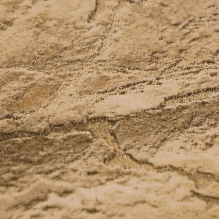 A.S. Création Metropolitan Stories Vibes & Styles Vliestapete Stein - Braun-Beige, Steinoptik, 10,05 x 0,53 m - Beige-brauner strukturierter Stoff mit abstraktem, steinartigem Muster.