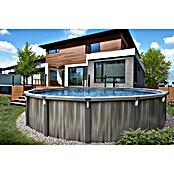 Stahlwand-Pool Pulsar (Grau, L x B: 3,66 x 3,66 m, Farbe Innenfolie Sand) | BAUHAUS