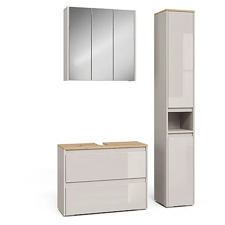 Vicco  Badmöbel-Set Majest Cashmere 3 Teile