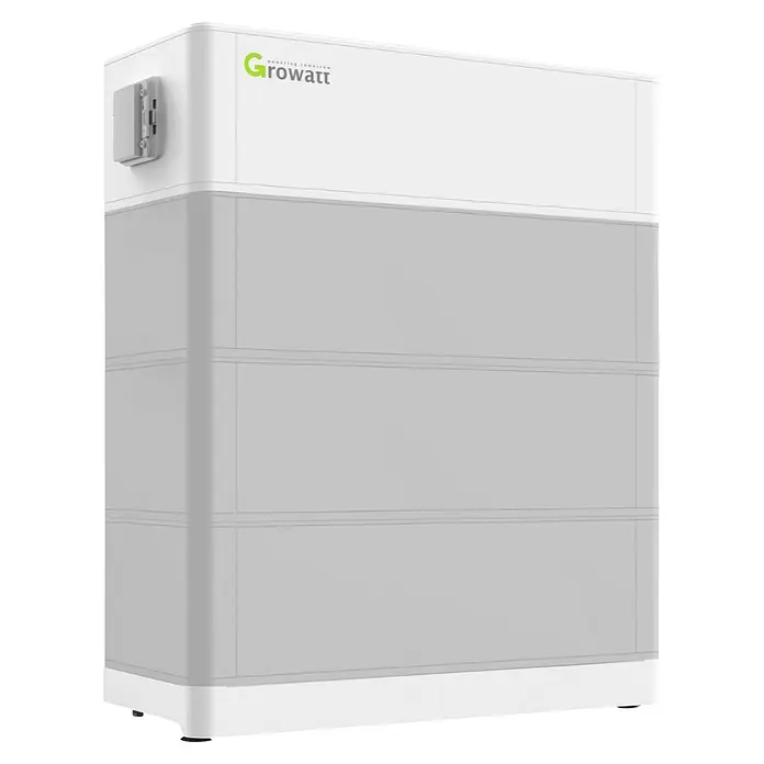 Growatt Steuereinheit 60050 BMS - 0% MwSt. gem. § 12 Abs. 3 UStG - Passend für: Batteriespeicher ARK-2.5H A1 - Weiß-graues Growatt Energiespeichersystem, eine hohe rechteckige Batterieeinheit.