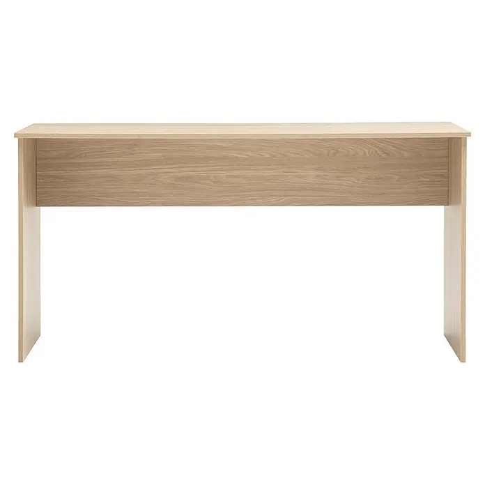 Schildmeyer Arezzo Schreibtisch - L x B x H: 65 x 144 x 73,6 cm - Minimalistischer Konsolentisch oder Schreibtisch aus hellem Holz mit einfacher Rückwand.