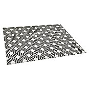 Alfombra Living geométrica (Negro, 180 x 120 cm, 70% PVC y 30% PES)