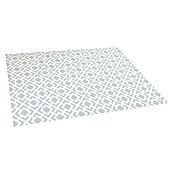 Alfombra Living geométrica (Gris, 180 x 120 cm, 70% PVC y 30% PES)