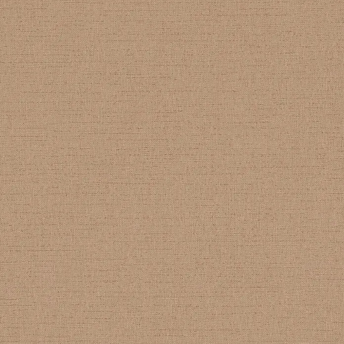 A.S. Création Metropolitan Stories Vibes & Styles Vliestapete Uni I - Rotbraun, Uni, 10,05 x 0,53 m - Beige gewebte Stofftextur.