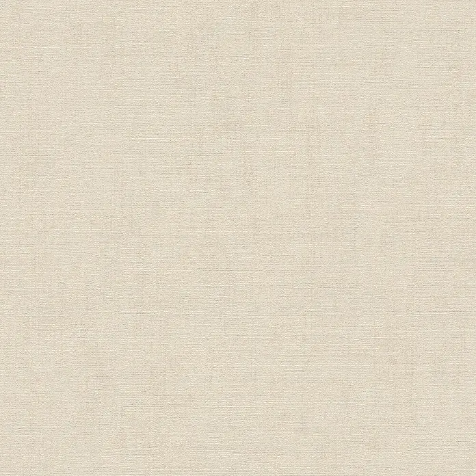 A.S. Création Cuba 2 Vliestapete Uni - Beige, Uni, 10,05 x 0,53 m - Hellbeige strukturierte Stoffoberfläche mit subtilen horizontalen Linien.