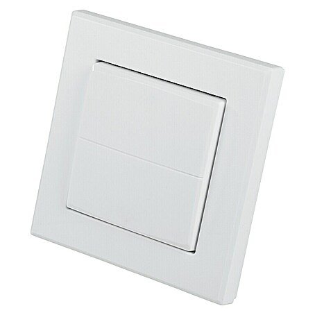 Homematic IP Taster Wippe HmIP-BRU (Ohne Pfeile, Weiß, 16 x 86 x 86 mm)