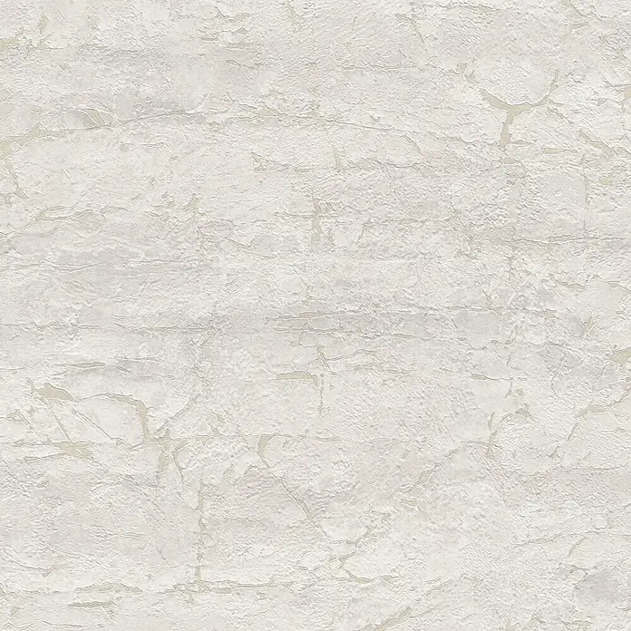 A.S. Création Metropolitan Stories Vibes & Styles Vliestapete Stein - Grau-Weiß, Steinoptik, 10,05 x 0,53 m - Hellbeige, texturierte Oberfläche mit unregelmäßigem Marmormuster.