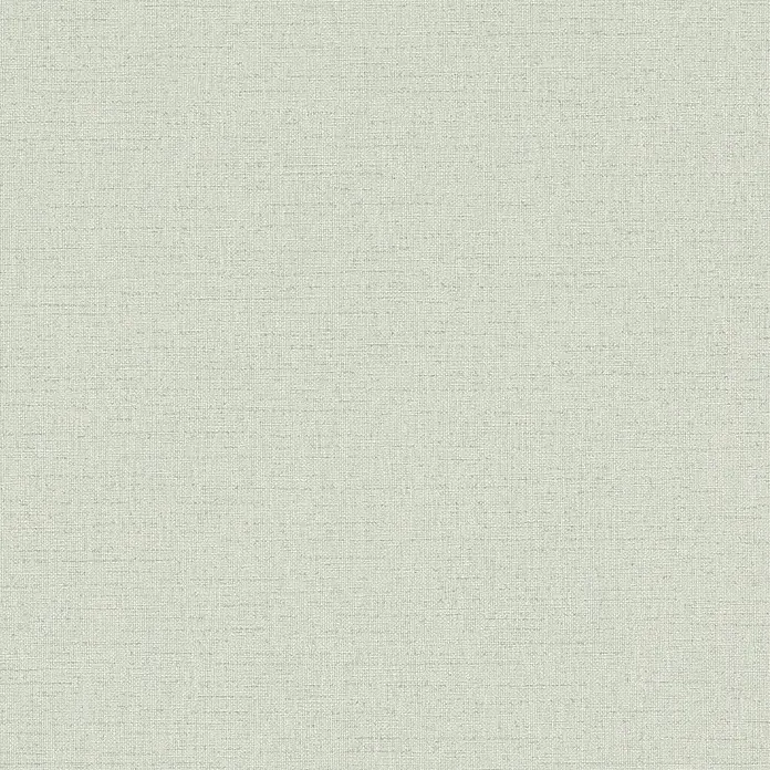 A.S. Création Metropolitan Stories Vibes & Styles Vliestapete Textil - Grau-Grün, Uni, 10,05 x 0,53 m - Hellgrüne gewebte Stofftextur.