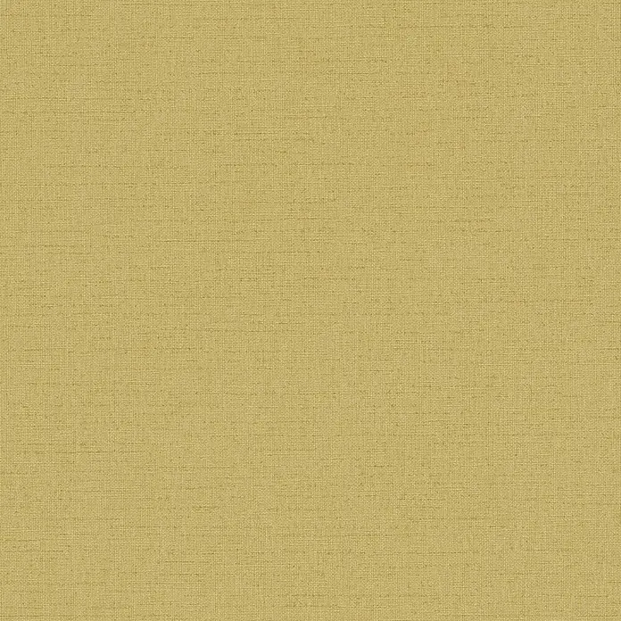 A.S. Création Metropolitan Stories Vibes & Styles Vliestapete Textil - Gelb, Uni, 10,05 x 0,53 m - Texturierter hell goldgelber Stoff.