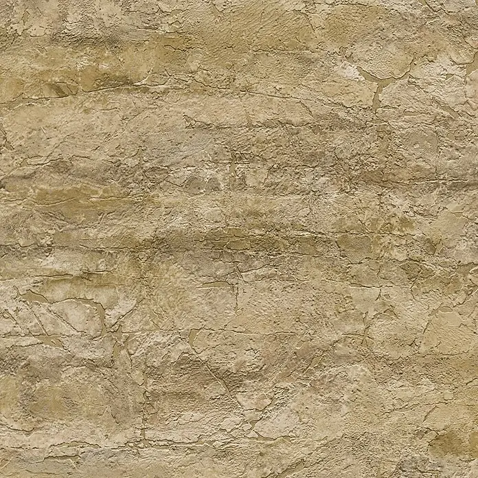 A.S. Création Metropolitan Stories Vibes & Styles Vliestapete Stein - Braun-Beige, Steinoptik, 10,05 x 0,53 m - Raue, unebene Textur in Beige und Braun, mit unregelmäßigen horizontalen Linien, die Naturstein oder Putz ähnelt.