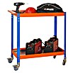 Simonrack Werkstattrollwagen Simonwork (L x B x H: 40 x 90 x 103 cm, Metall, Blau/Orange)