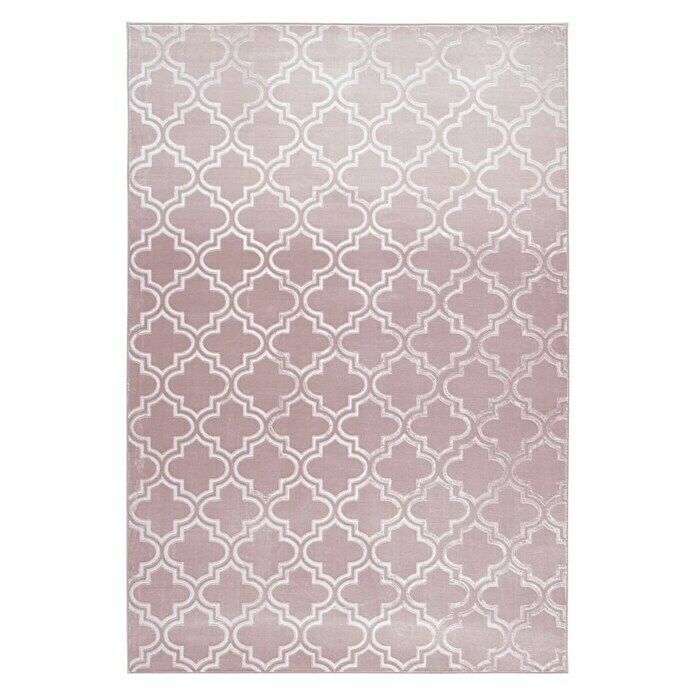 Kayoom Kurzflorteppich Monroe I (Rosa, 150 x 80 cm, 100 % Polyester)