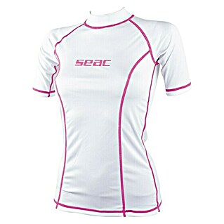 Seac Sub Camiseta térmica T-Sun Short (S, Blanco/Rosa, Apto para: Señoras)