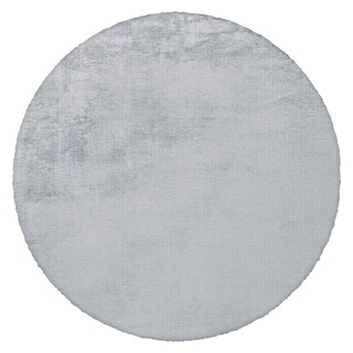 Kayoom Hochflorteppich Rabbit (Grau/Blau, Durchmesser: 160 cm, 100 % Polyester)