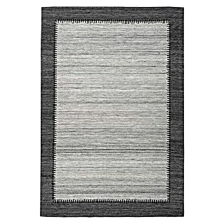 Kayoom Flachgewebeteppich Phoenix (Grau/Anthrazit, 230 x 160 cm, 75 % Wolle)