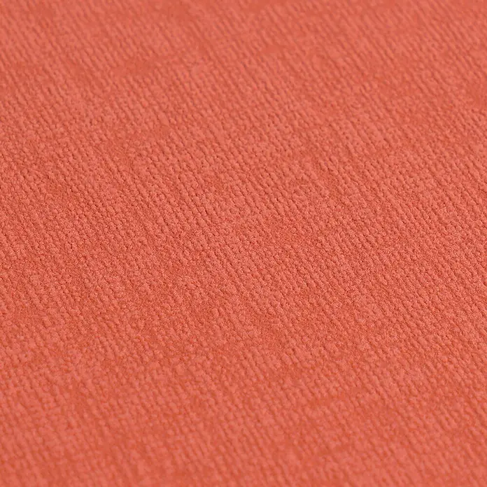 A.S. Création Metropolitan Stories Vibes & Styles Vliestapete Uni III - Rot-Orange, Uni, 10,05 x 0,53 m - Terrakottafarbener Plüschstoff mit fein gerippter Oberflächenstruktur.