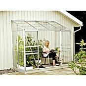 Vitavia Gewächshaus (1,31 x 2,55 x 2,22 m, Glasstärke: 3 mm, Aluminium)