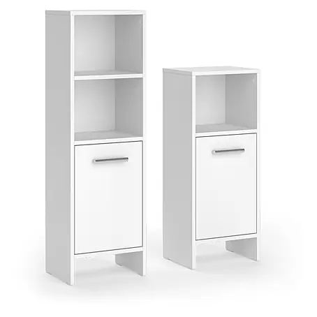 Vicco  Badmöbel-Set Karli Weiß 2 Teile
