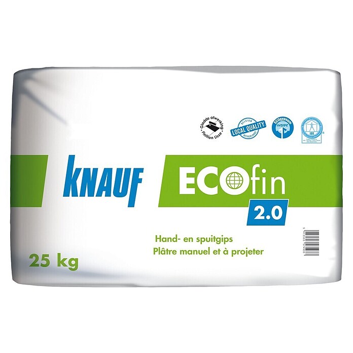 Knauf Binnenpleister ECOFIN 2.0 (25 kg) | BAUHAUS