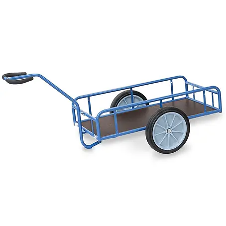 Fetra  Bollerwagen Handwagen mit Geländer 250mm hoch 1145x545mm Ladefläche Vollgummibereifung
