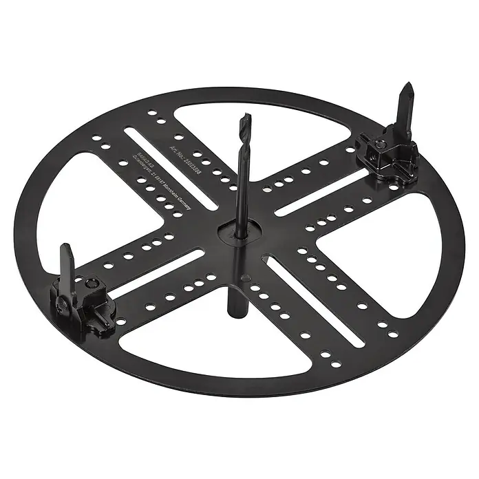 Craftomat Sierra de corona - Ajustable - Cortador de círculos, una herramienta para cortar círculos en madera y otros materiales.