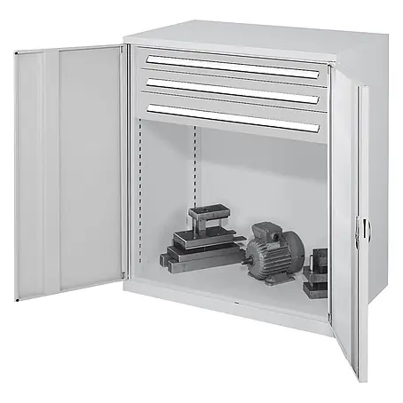 Kappes  Metall-Mehrzweckschrank Schwerlast-Beistellschränke ohne Mitteltrennwand 1110x1000x600mm Modell 65