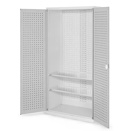 Kappes  Metall-Mehrzweckschrank ®RasterPlan Werkzeugschrank 1950x1000m Modell 5 Tiefe 500mm Lochplattentü