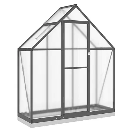 Furnicato  Gewächshaus Polycarbonat Anthrazit