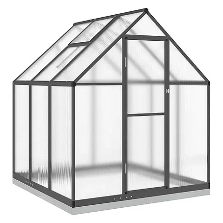 Furnicato  Gewächshaus Polycarbonat Anthrazit