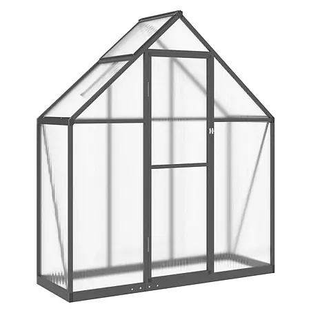 Furnicato  Gewächshaus Polycarbonat Anthrazit