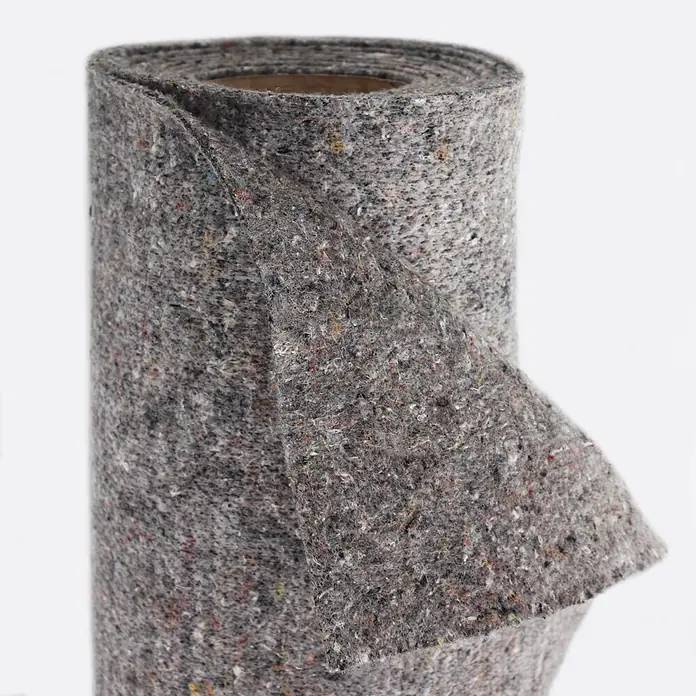 Aquagart Bodenschutzvlies 68m² 1000g/m² Teichvlies Teich Schutzvlies -  - Graue Vliesstoff-Filzrolle mit bunten Sprenkeln zum Polstern oder Schützen.