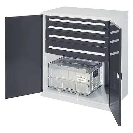 Kappes  Metall-Mehrzweckschrank Schwerlast-Beistellschränke ohne Mitteltrennwand 1110x1000x600mm Modell 62