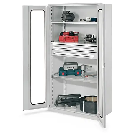 Kappes  Metall-Mehrzweckschrank Schwerlastschränke ohne Mitteltrennwand 1950x1000x600mm Modell 45 Sichtfen