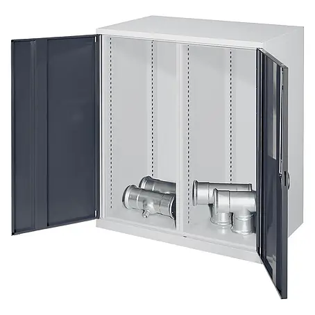 Kappes  Metall-Mehrzweckschrank Schwerlast-Beistellschränke mit Mitteltrennwand 1110x1000x600mm Vollblecht